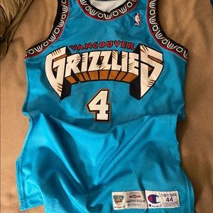 VANCOUVER GRIZZLIES JERSEY #4